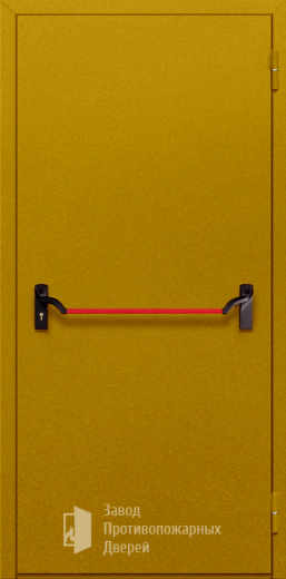 Фото двери «Однопольная глухая с антипаникой №45» в Рузе