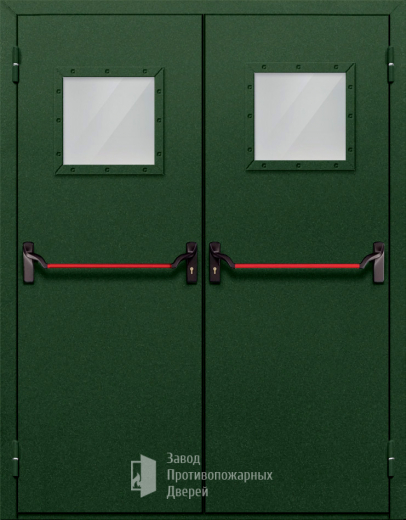 Фото двери «Двупольная со стеклом и антипаникой №59» в Рузе