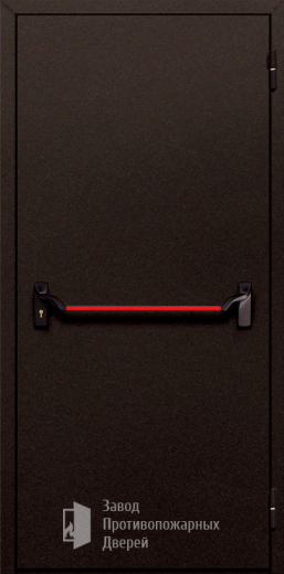 Фото двери «Однопольная глухая с антипаникой №410» в Рузе