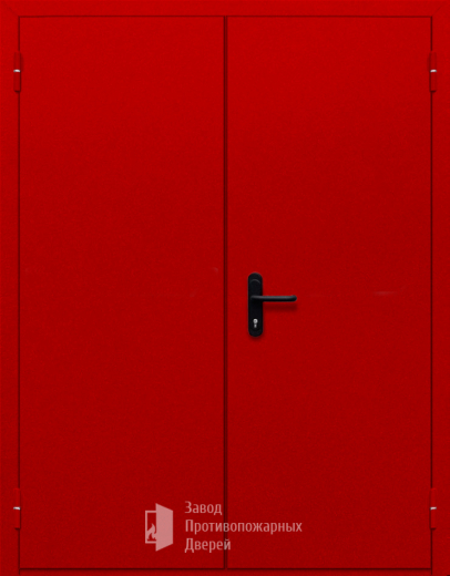 Фото двери «Двупольная глухая (красная)» в Рузе