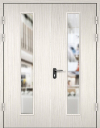 Фото двери «МДФ двупольная со стеклом №22» в Рузе