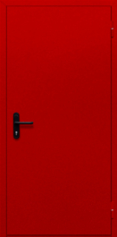 Фото двери «Однопольная глухая (красная)» в Рузе