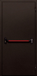 Фото двери «Однопольная глухая с антипаникой №410» в Рузе