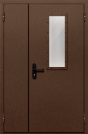 Фото двери «Полуторная со стеклом №28» в Рузе