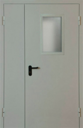 Фото двери «Полуторная со стеклом EI-30» в Рузе