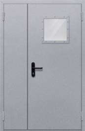 Фото двери «Полуторная со стеклопакетом» в Рузе