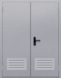 Фото двери «Двупольная с решеткой» в Рузе