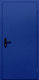 Фото двери «Однопольная глухая (синяя)» в Рузе