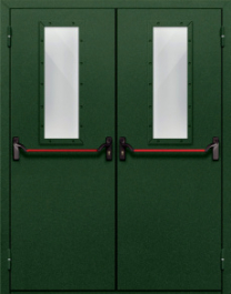 Фото двери «Двупольная со стеклом и антипаникой №69» в Рузе